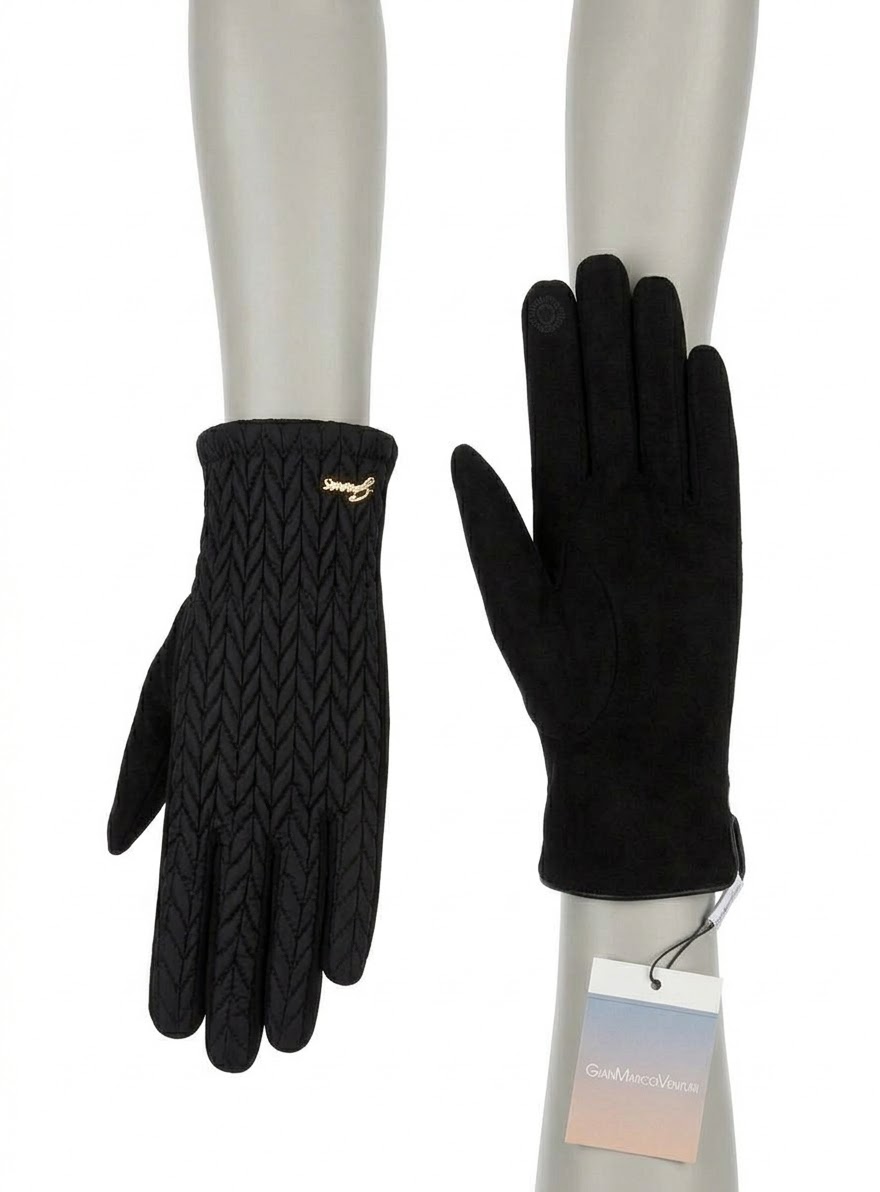 33126N GUANTO DONNA NERO 41100