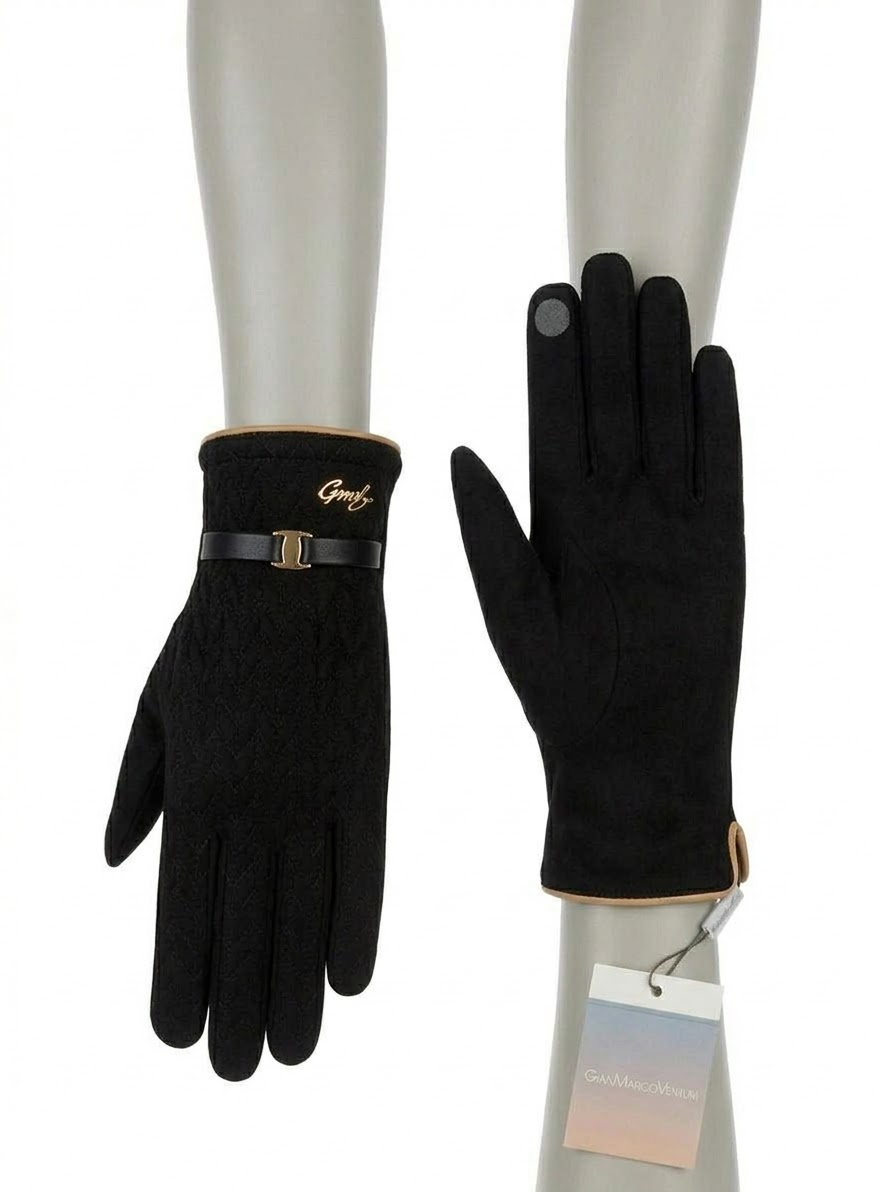 33133N GUANTO DONNA NERO 41100