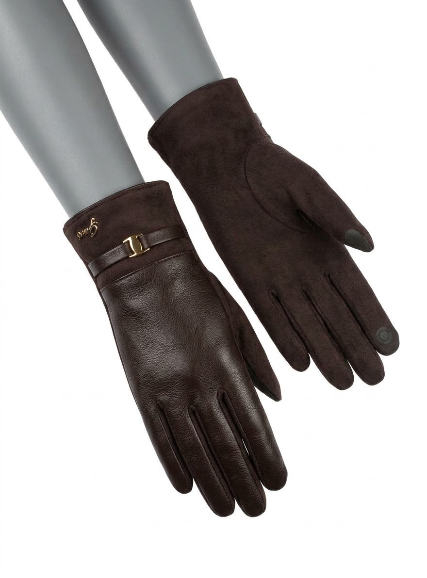 33133MAR GUANTO DONNA MARRONE 41100