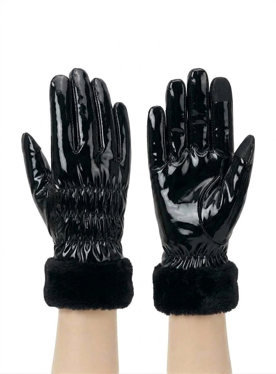33142N GUANTO DONNA NERO 41100