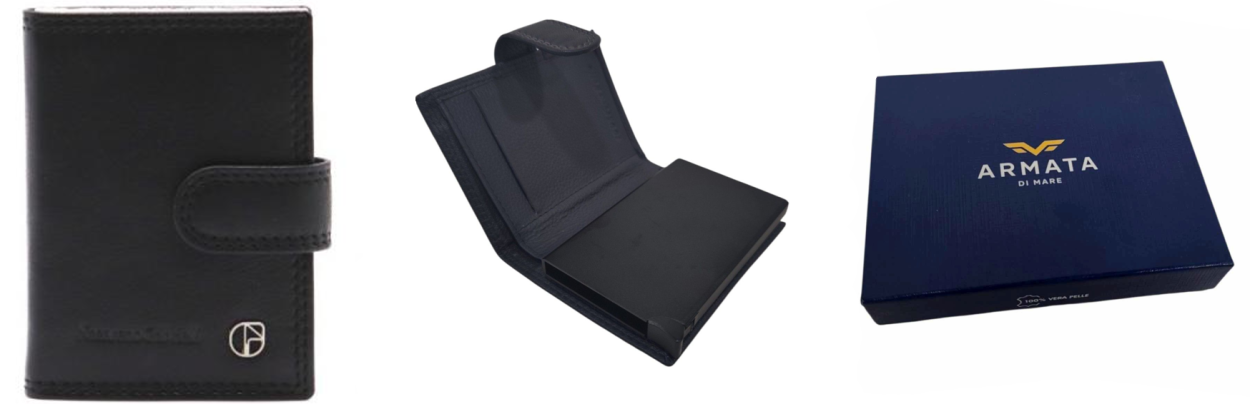PDK567-92 PF UOMO ADM NERO 100% VERA PELLE 52248