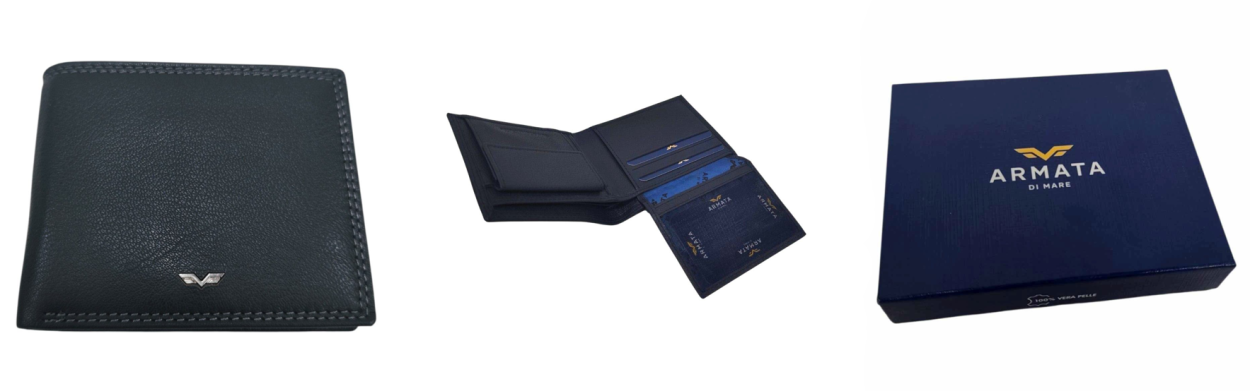 PDK567-9 PF UOMO ADM NERO 100% VERA PELLE 9x11x2cm 52248