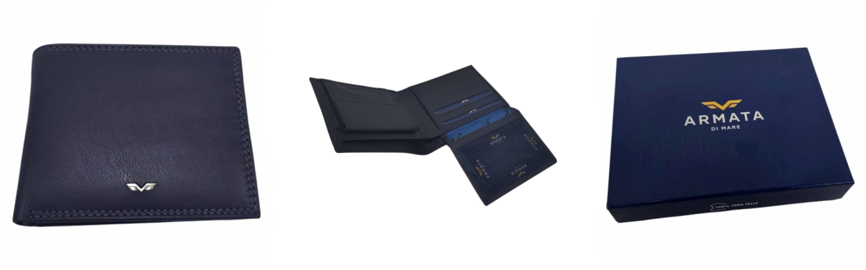 PDK567-9 PF UOMO ADM BLU 100% VERA PELLE 9x11x2cm 52248