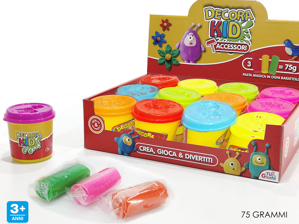 DECORA KID 3pz PASTA MAGICA IN VAS. 121707 40619