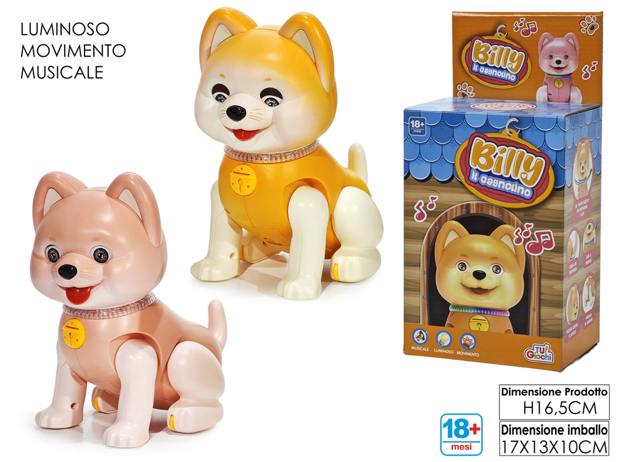 BILLY IL CAGNOLINO B/O LU/MOV/MUS 101031 40619