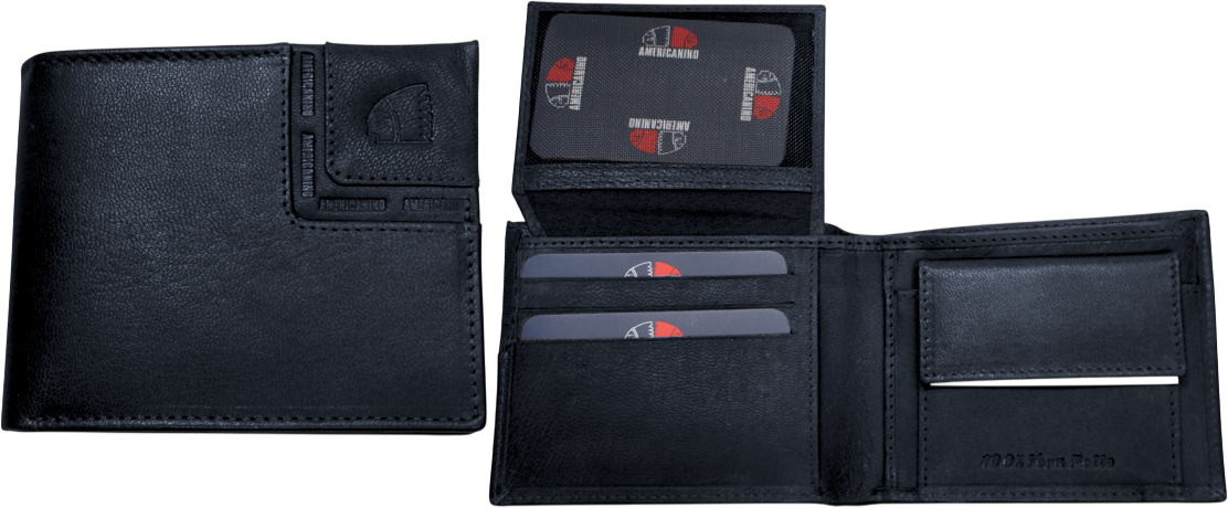 PDK564-9 PORTAFOGLIO UOMO AME BLU 100% VERA PELLE 52248