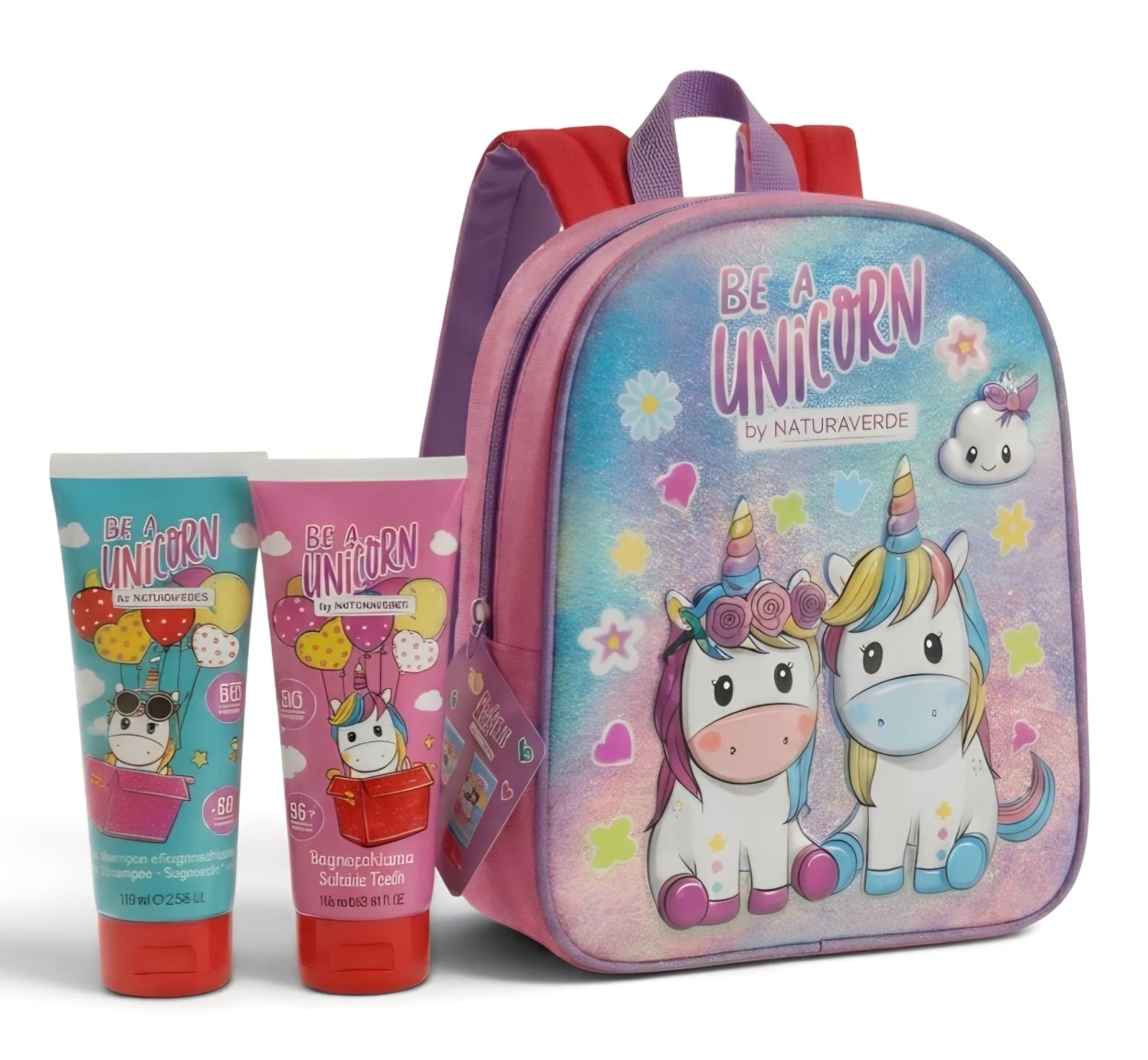 BE A UNICORN GIFT SET 3D BACKPACK BAGNOSCHIUMA 100ml + SHAMPOO DELICATO 100ml + ZAINO 136813 41456