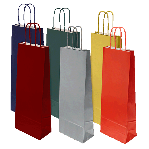 SH57532IMB200 SHOPPER KRAFT BIANCO JOLLY F.TO 14x8,5x39cm ASSORTITO 41283
