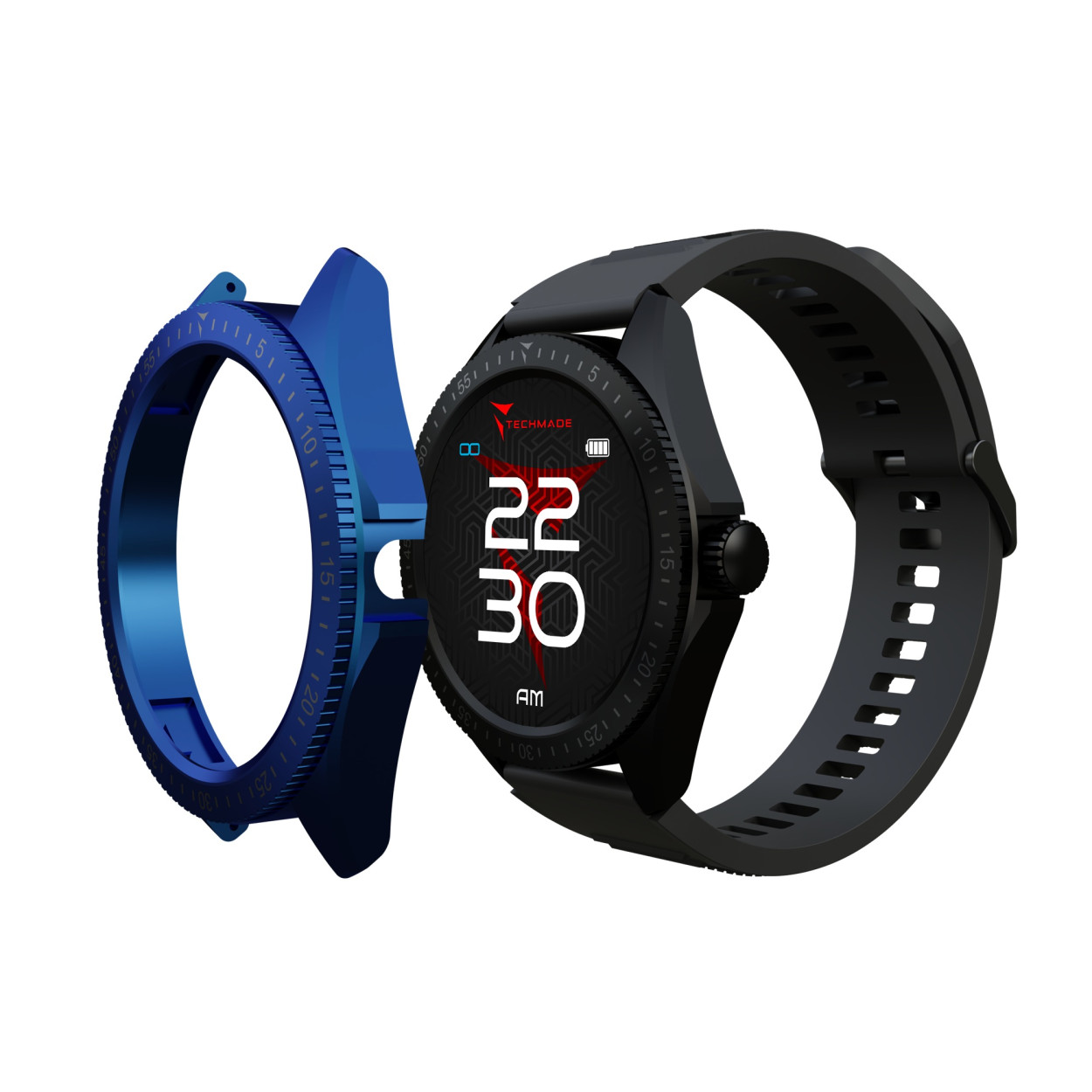 TM-ROCKS2-FBKBL TECHMADE BLACK BLACK BLUE 41464