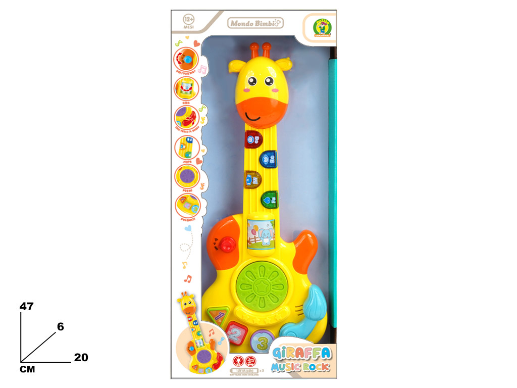 GIRAFFA MUSIC ROCK MONDO BIMBI 176979 41272