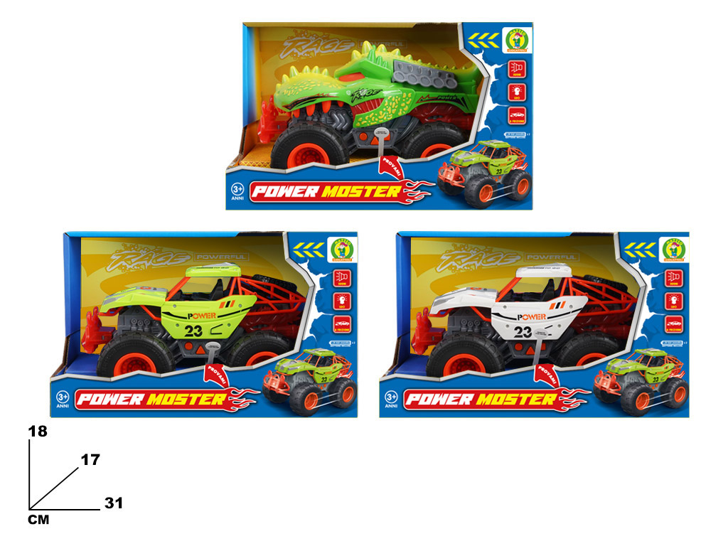 AUTO POWER MONSTER CON SUONI 176788 41272