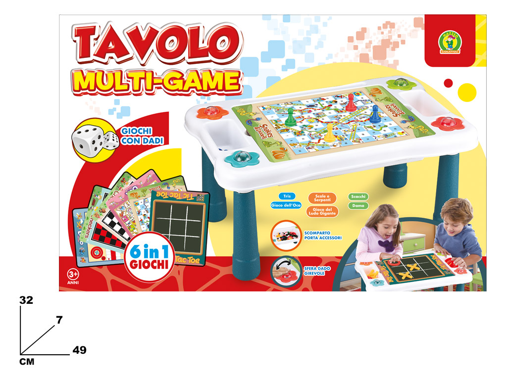 TAVOLO MULTI-GAME 168400 41272