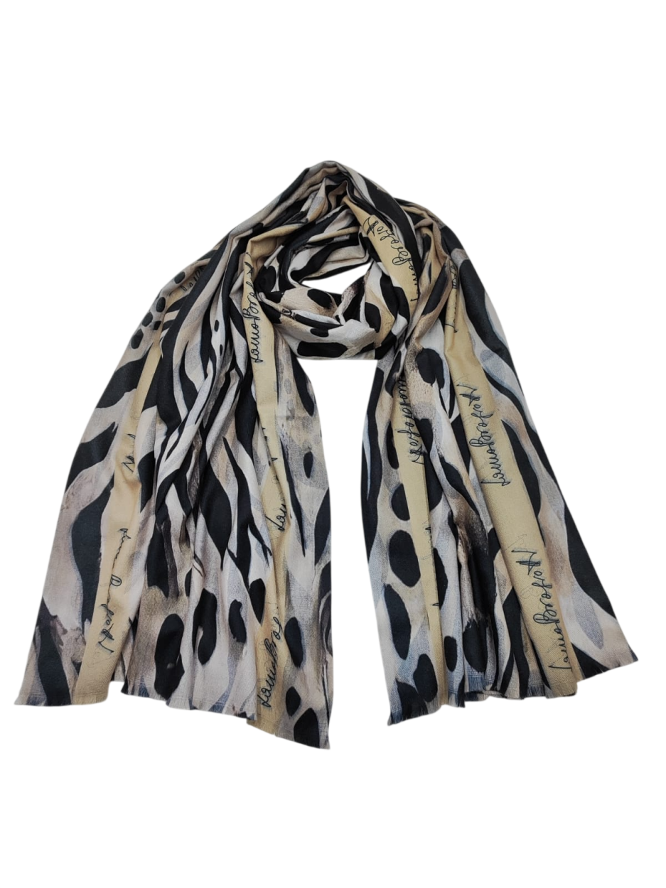 LB26W207-03 SC. WILD ANIMALIER BEIGE 80x180cm 55392
