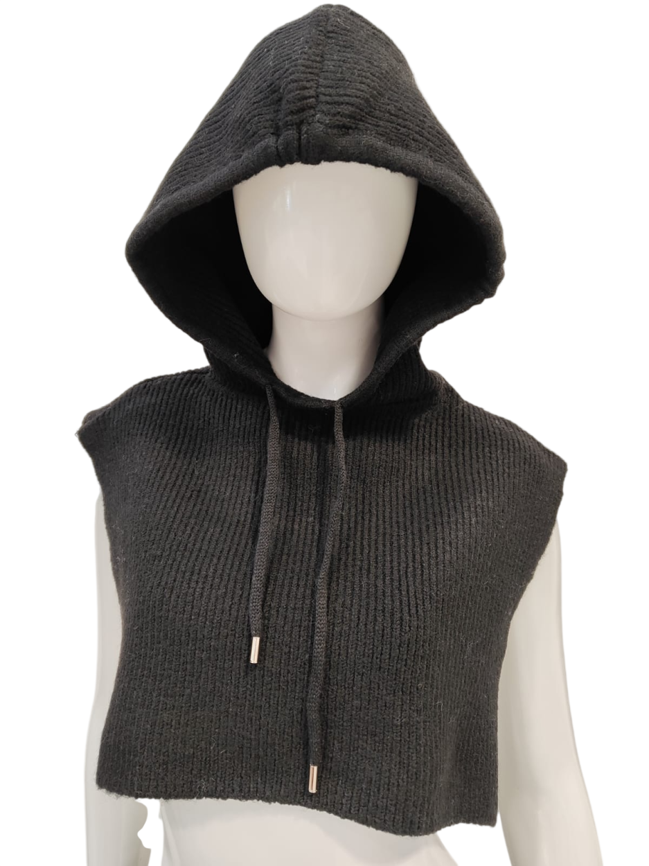 LB26W809-20 CAPP. BALACLAVA COSTINE NERO 55392