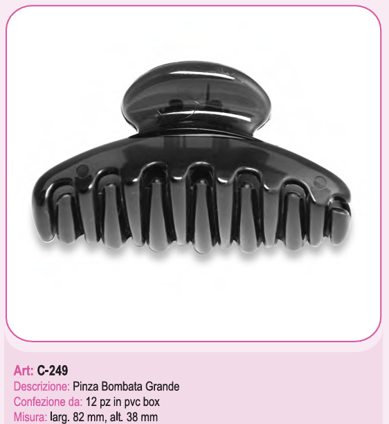 C-249/B PINZA BONBATA GRANDE NERO 41114