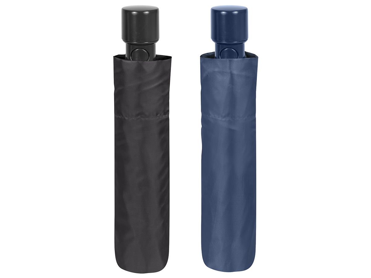 OMBRELLO MINI UOMO 54cm AUTOMATICO NERO-BLU 12350 40035