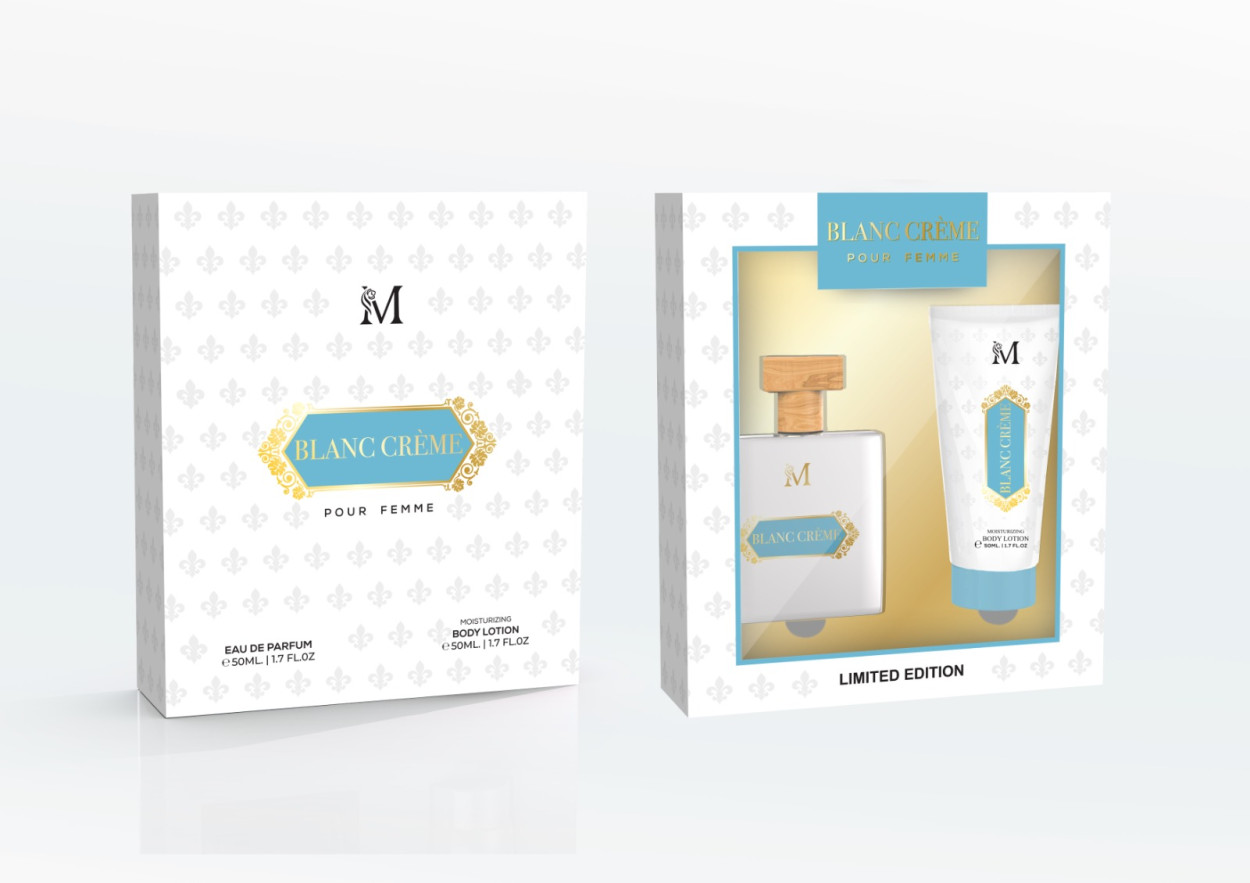 MBG28 GIFT SET MONTAGE BRANDS 2PCS DA 50 ML BLANC CREME 55532