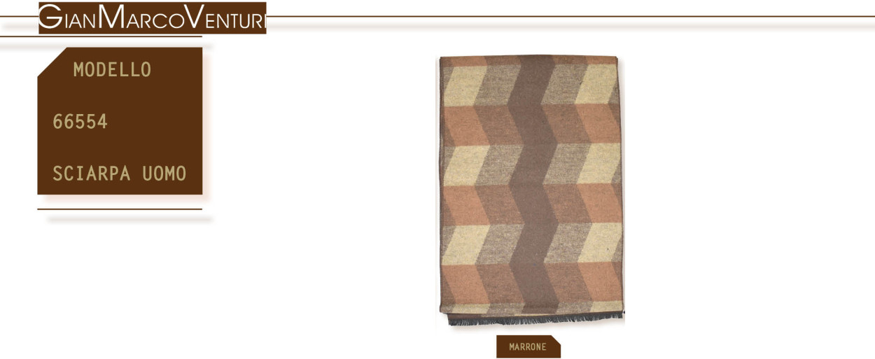 66554MAR SCIARPA UOMO MARRONE 41100
