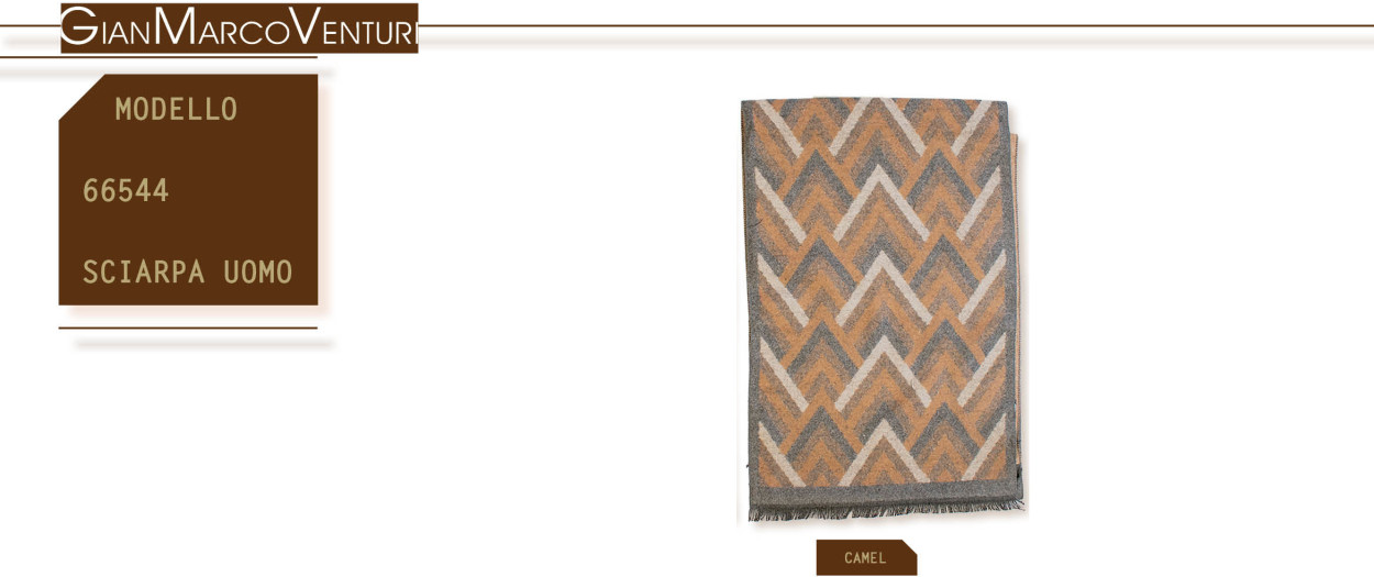 66544CAM SCIARPA UOMO CAMEL 41100