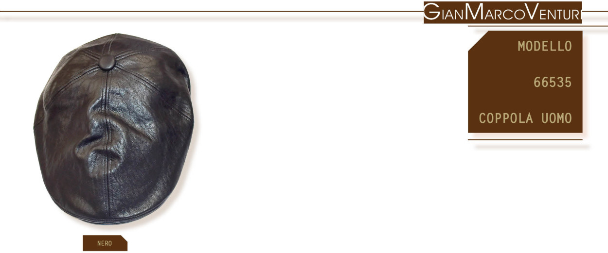 66535N COPPOLA UOMO NERO 41100
