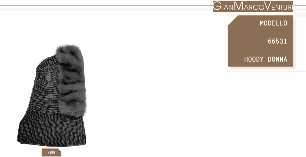 66531N HOODIE DONNA NERO 41100