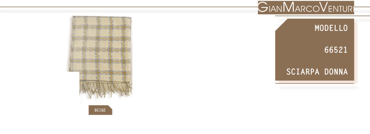 66521BE SCIARPA DONNA BEIGE 41100