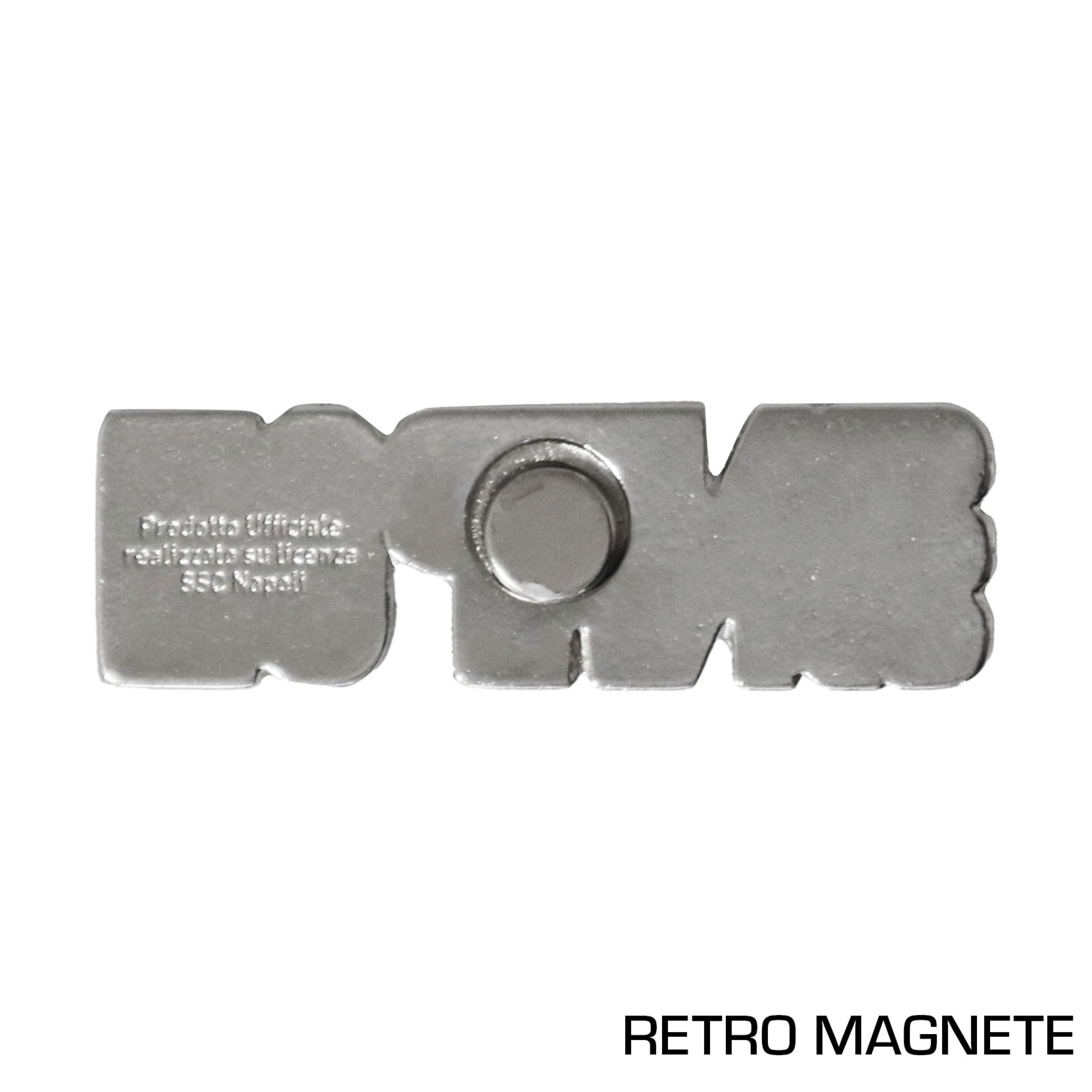 NA1402 MAGNETE SMALTATO CON SCRITTA SAGOMATA SSC NAPOLI 41426 - Vista 2