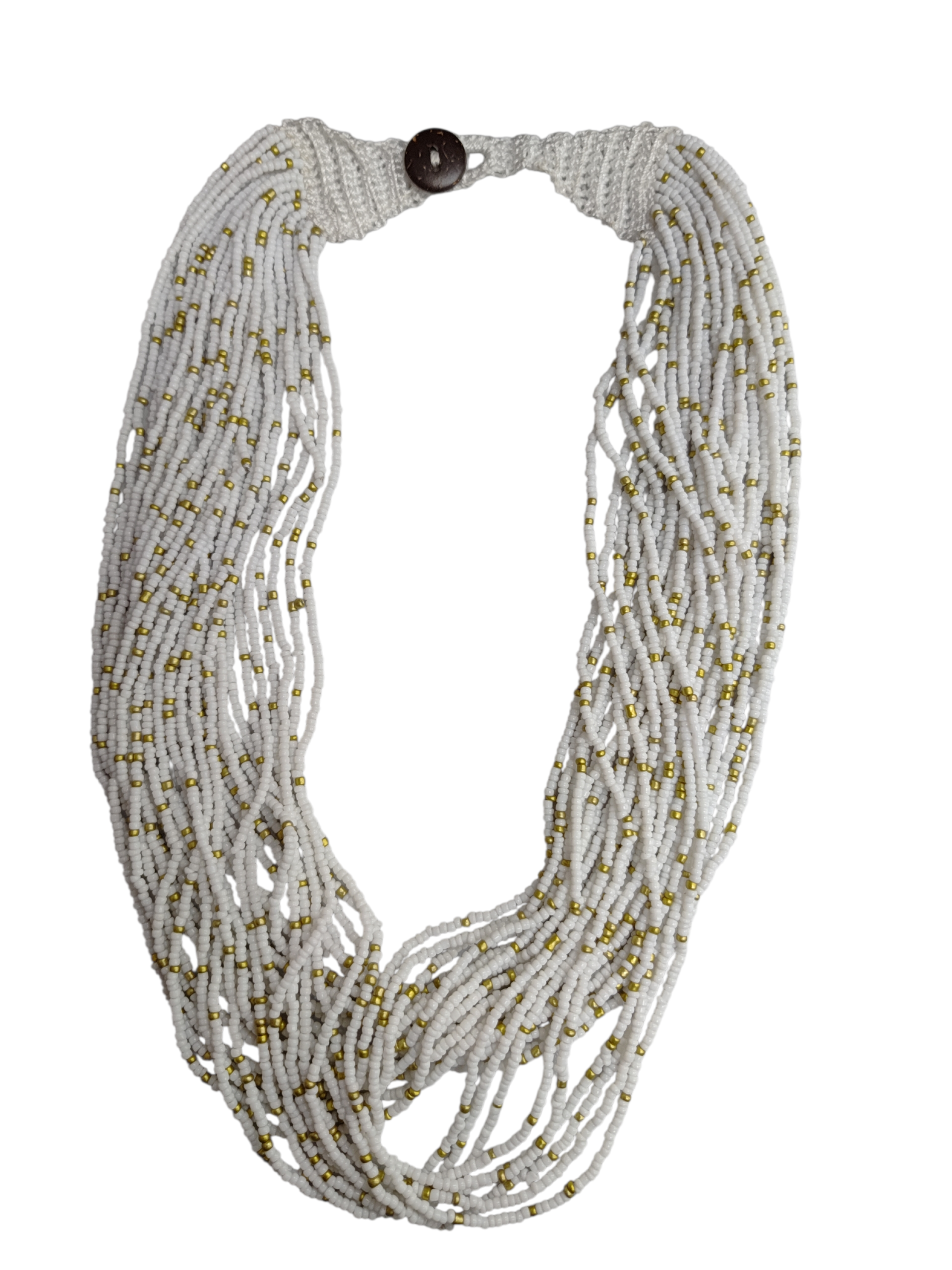 COLLANA FIL400 FANTASIA BIANCO ORO 40576 - Vista 2