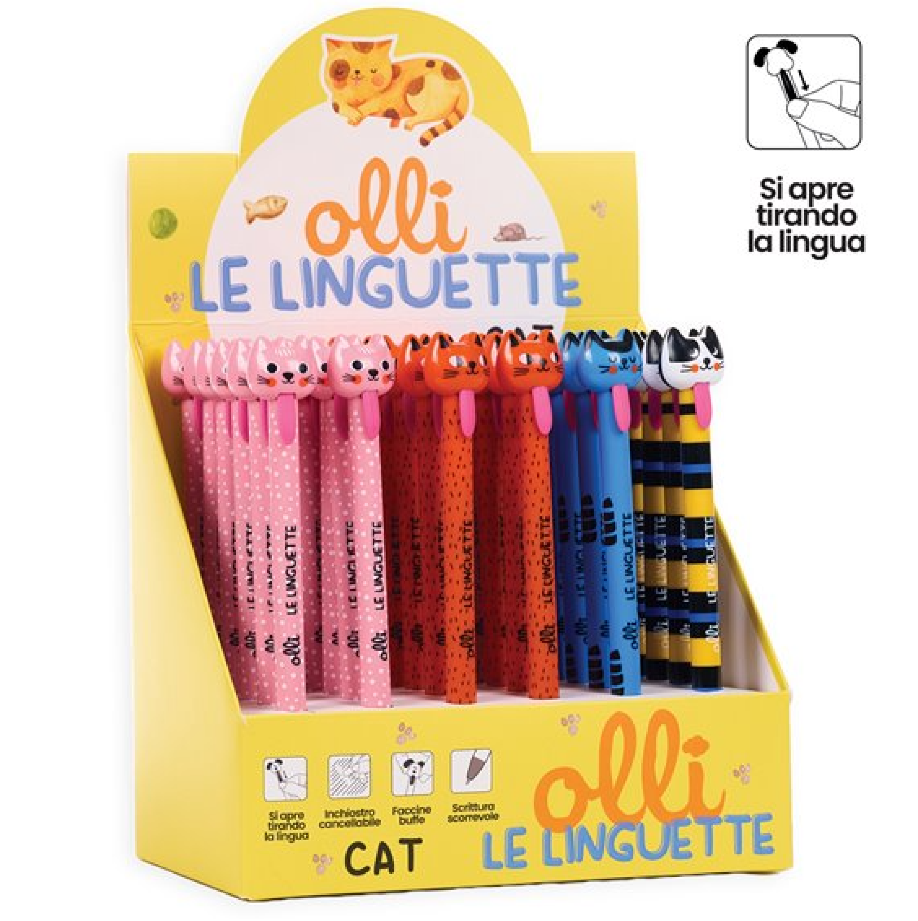 00484536 PENNA CANCELLABILE OLLI LE LINGUETTE CAT 53381 - Vista 2