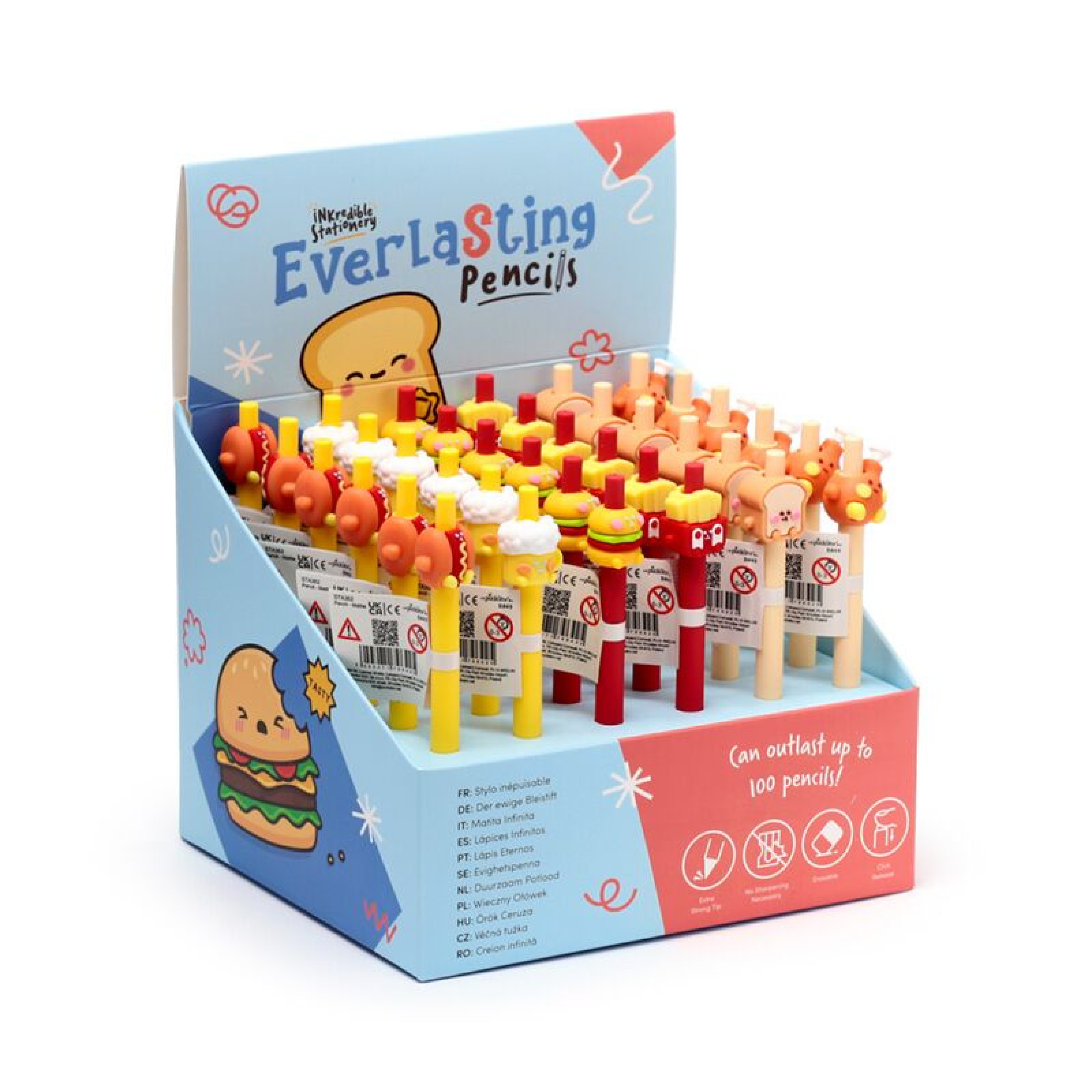 STA362 MATITA INFINITA EVERLASTING FAST FOOD FOODIEMALS 41273 - Vista 2