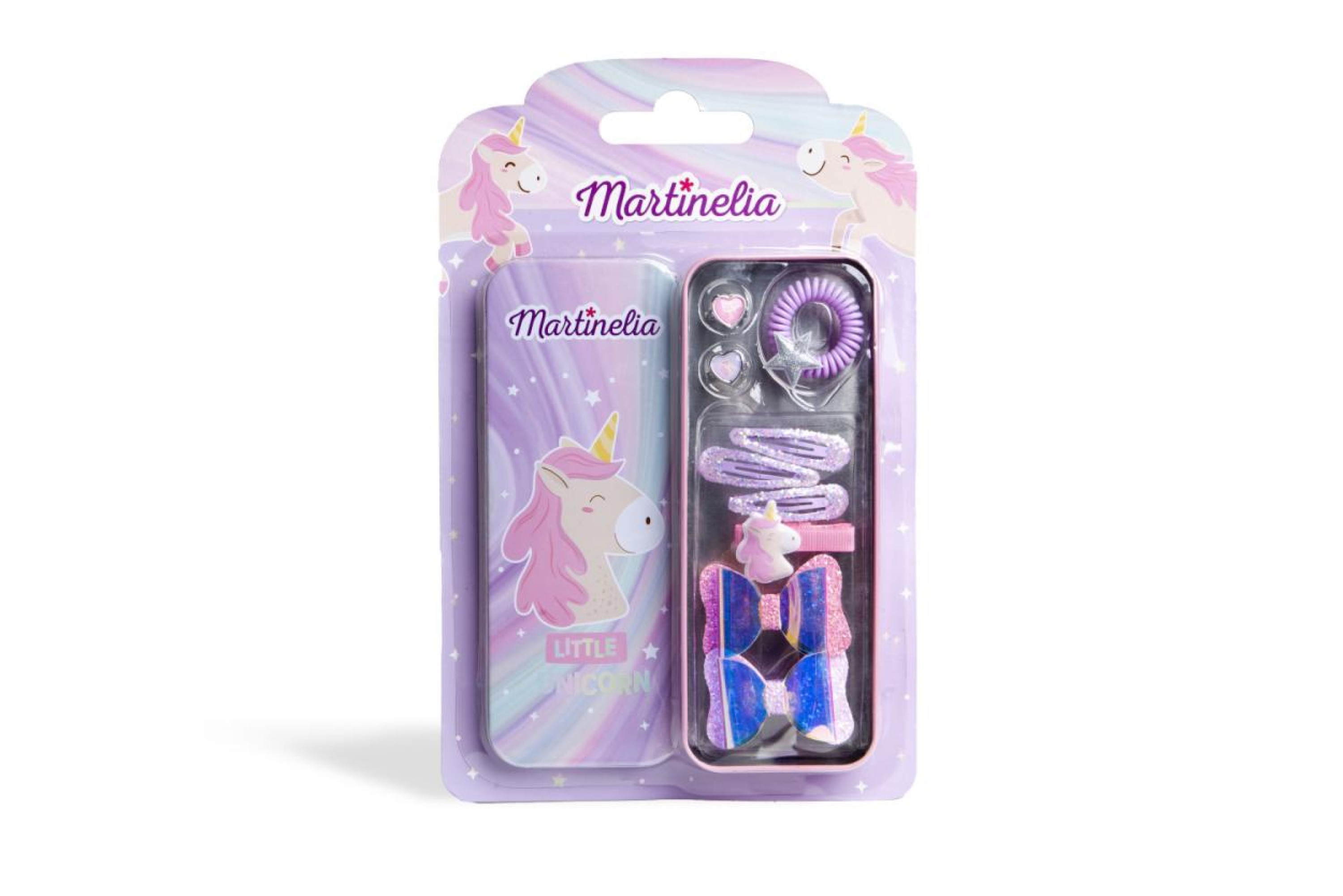 MARTINELIA UNICORN TIN BOX 80085C 52555 (ASTUCCIO DI LATTA UNICORNO CON ACCESSORI) - Vista 2