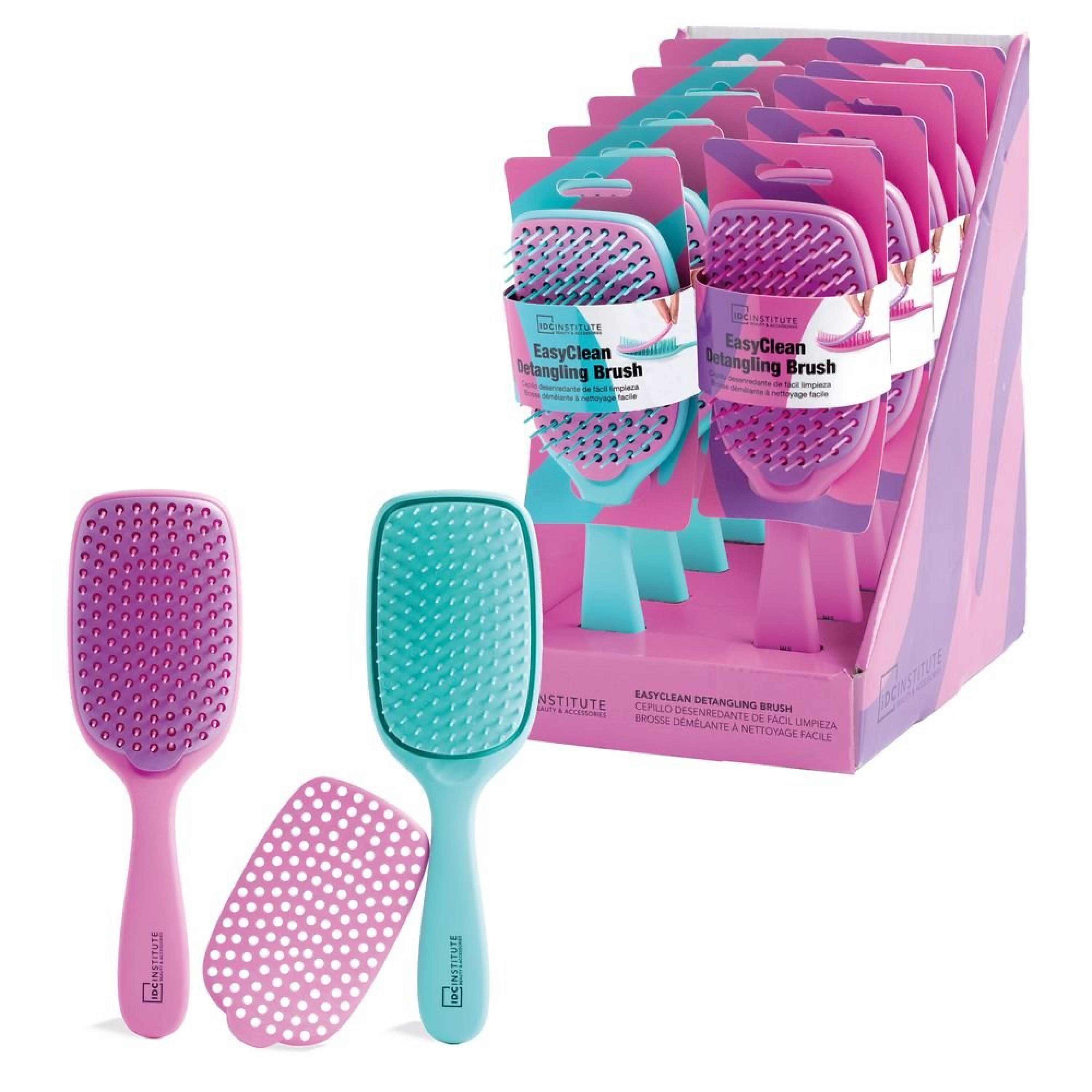 IDC INSTITUTE EASYCLEAN DETANGLING BRUSH 35030 52555 - Vista 2