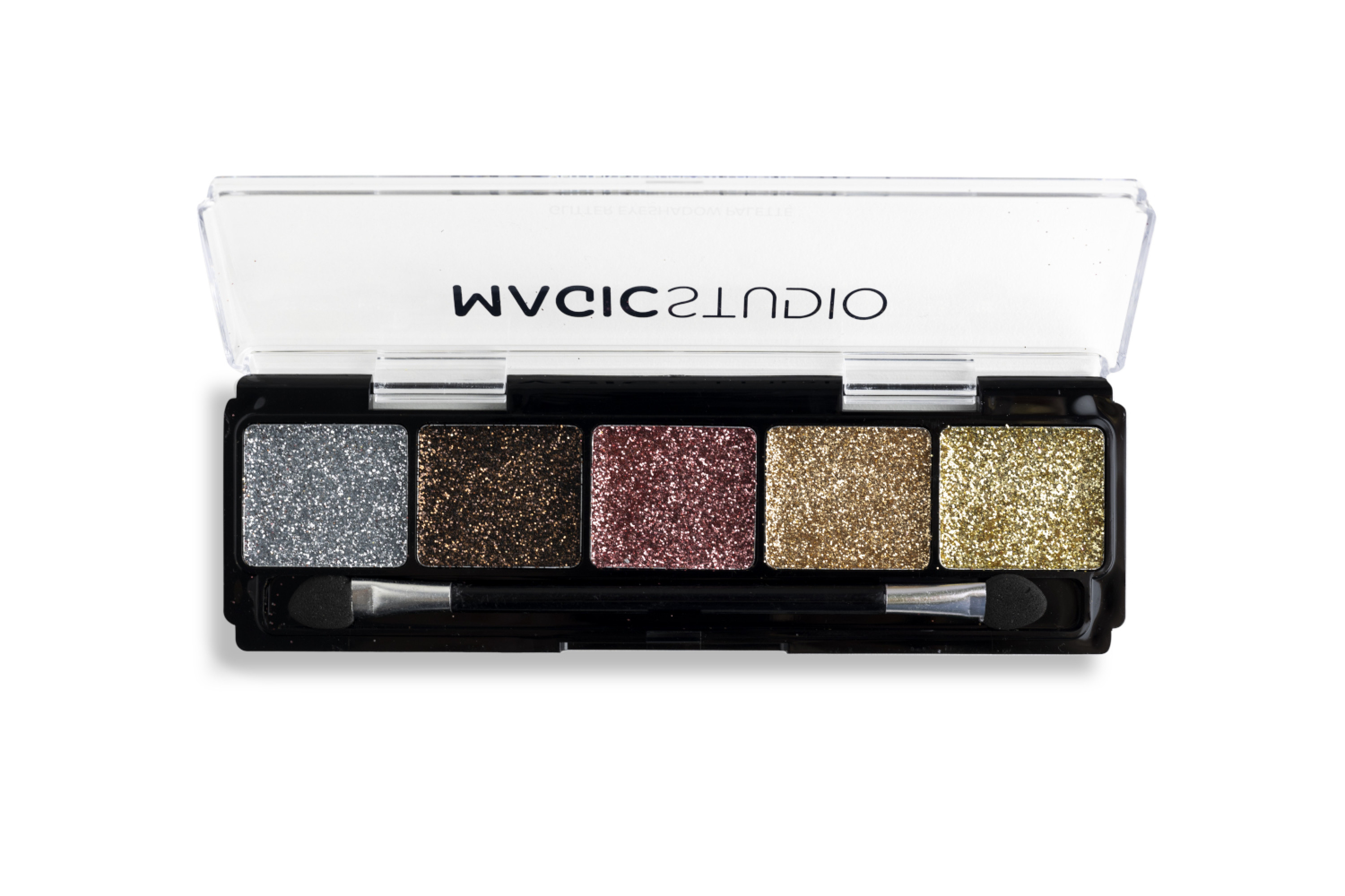 MAGIC STUDIO PALETTE OCCHI 5 COLORI GLITTERATI 68029 52555 - Vista 2