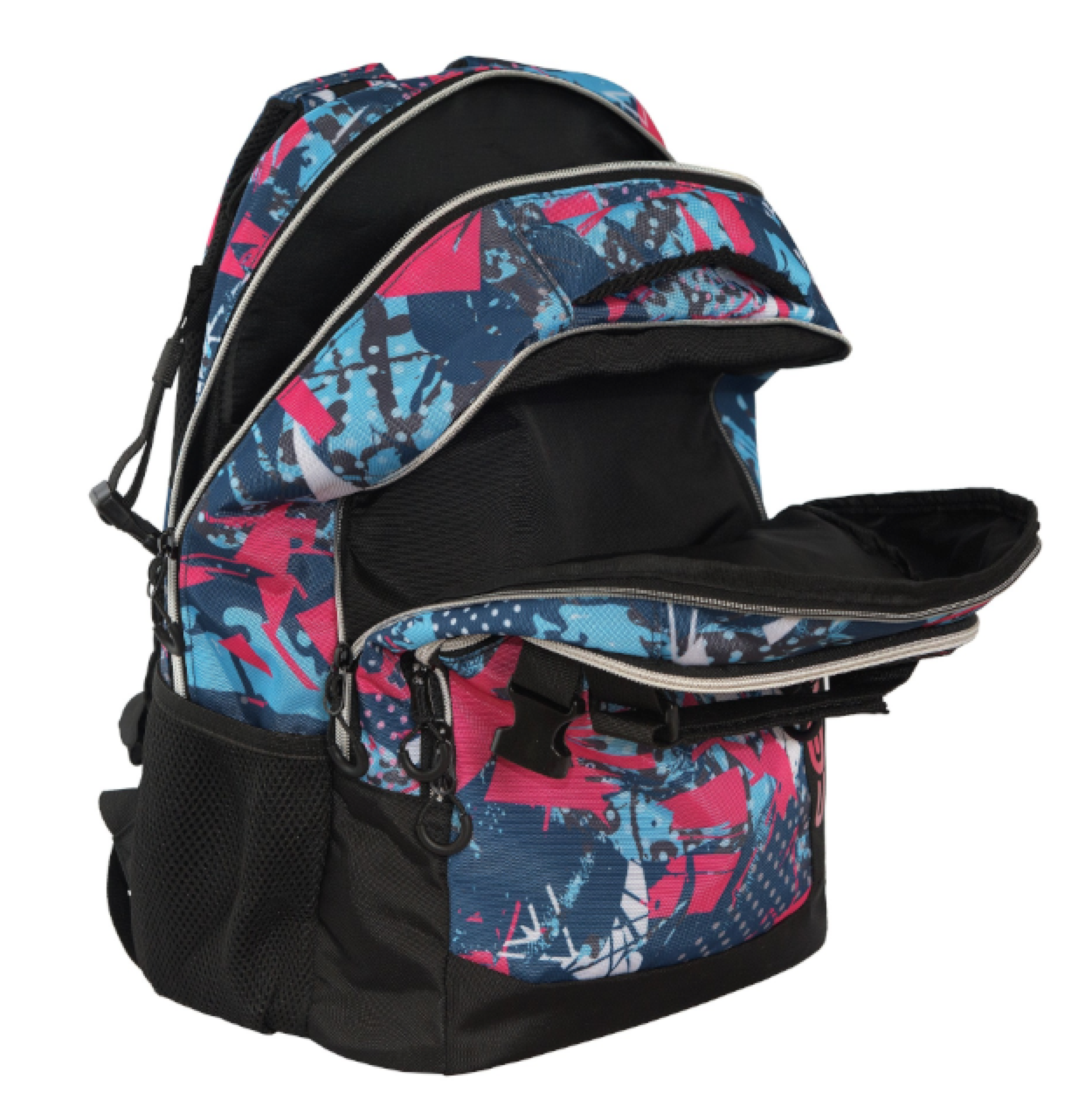 ZAINO SCUOLA ORGANIZZATO COMIX WBS 2.0 MIX PINK 75035MP 41349 - Vista 4