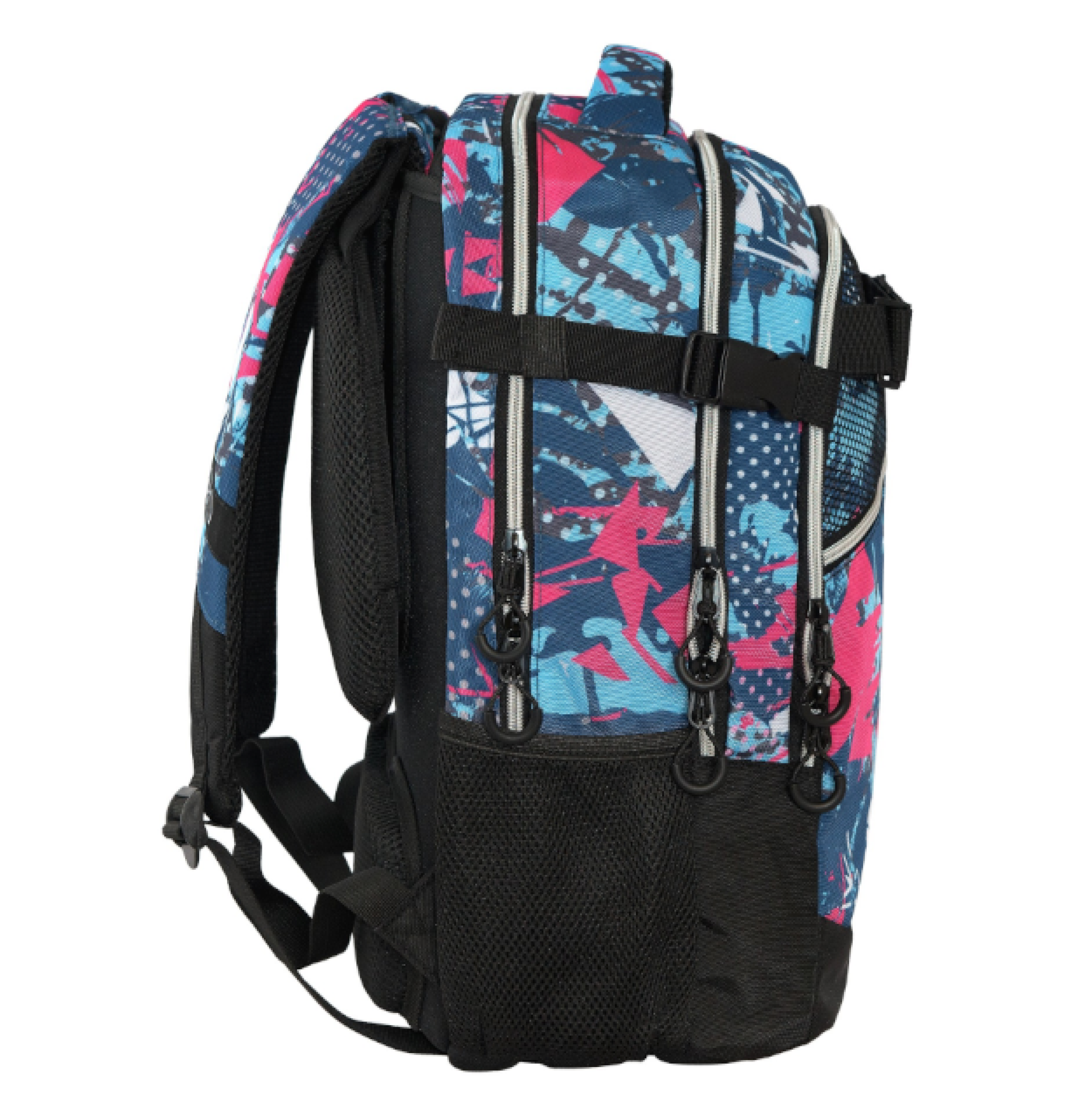 ZAINO SCUOLA ORGANIZZATO COMIX WBS 2.0 MIX PINK 75035MP 41349 - Vista 3