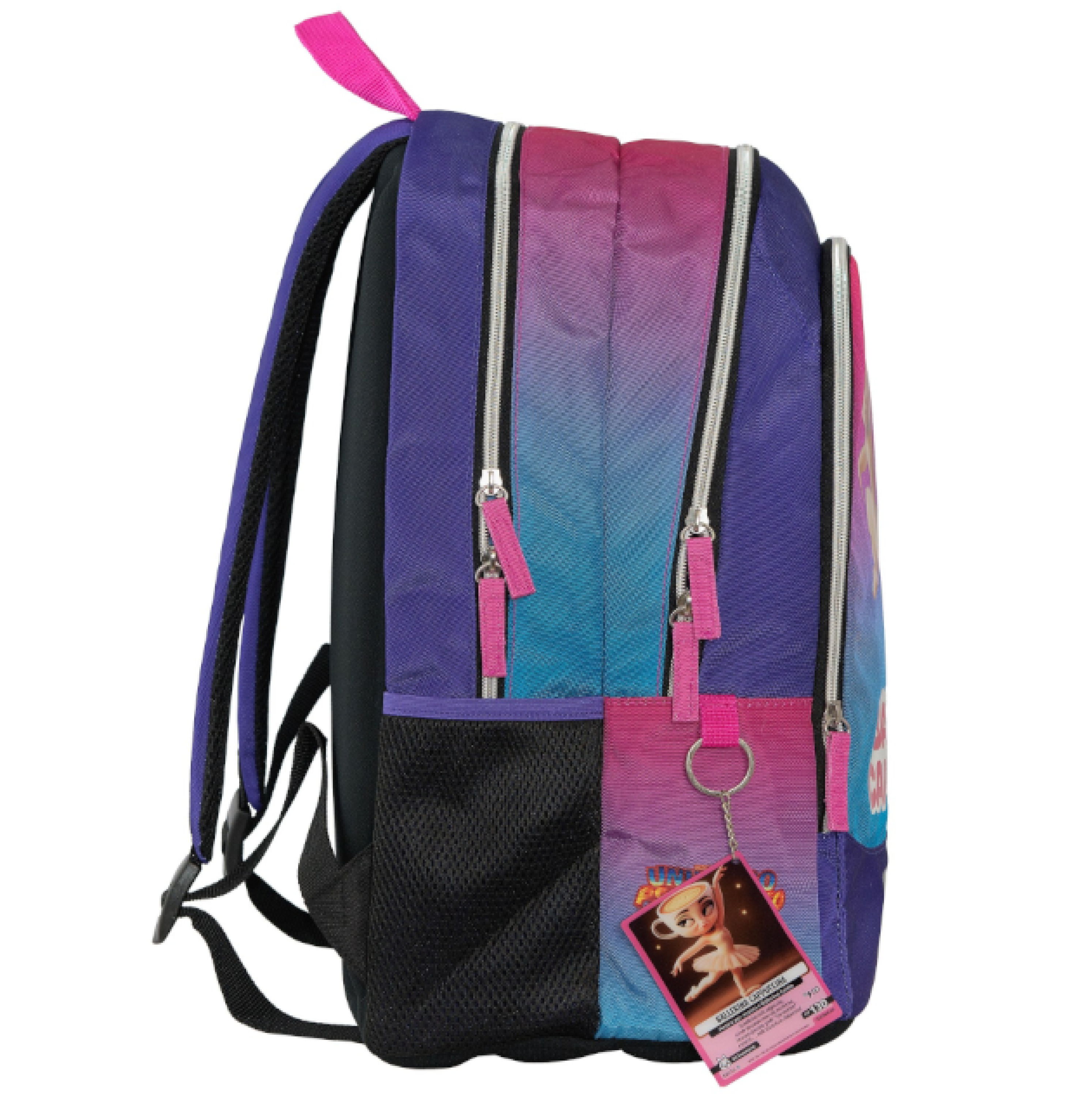 ZAINO SCUOLA ORGANIZZATO BALLERINA SK ITALIAN BRAINROT 44x33x22cm 75835BA 41349 - Vista 3