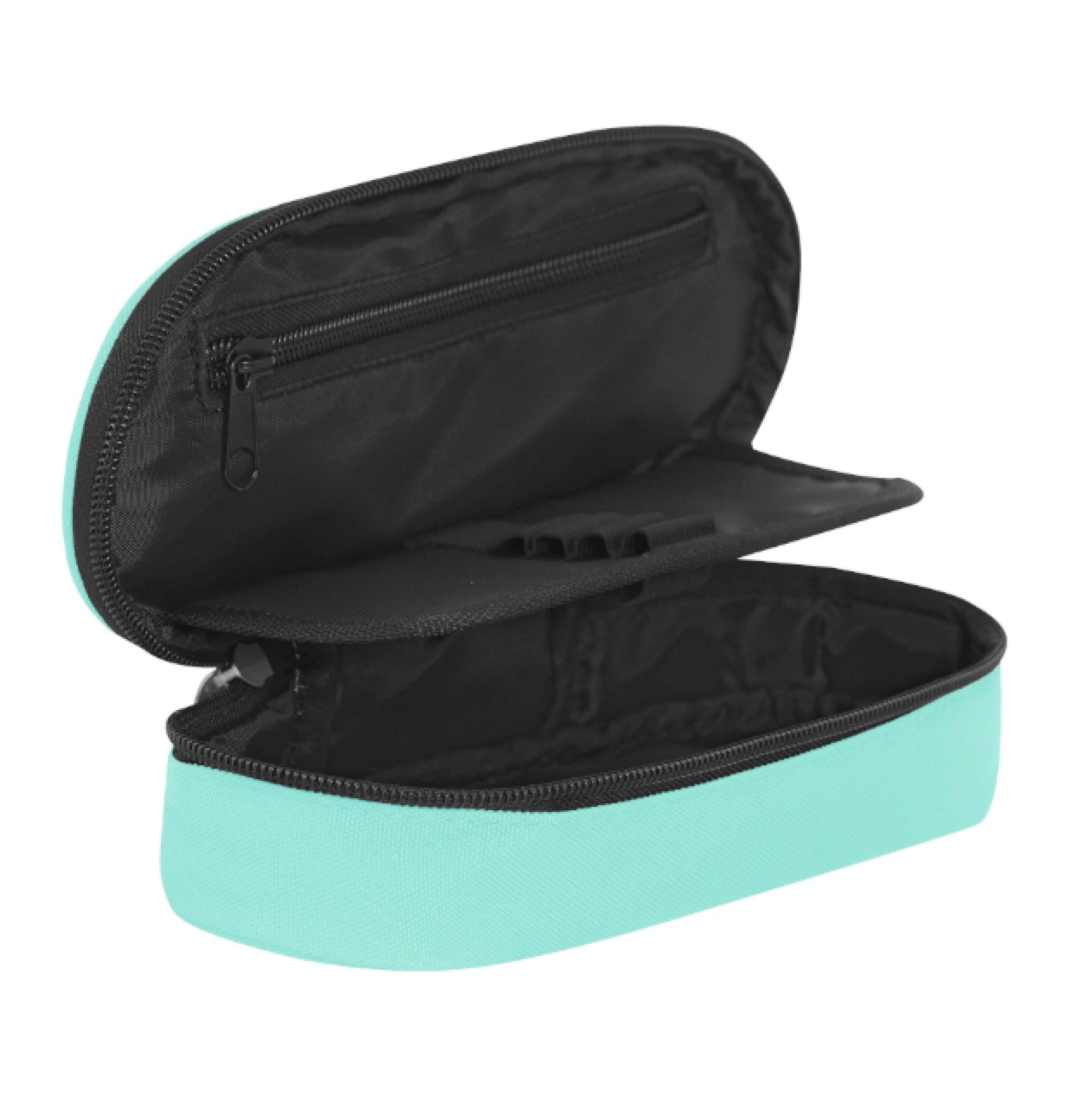 ASTUCCIO OVALE ORGANIZZATO MONOCOLORE ACQUAMARINA COMIX 73829AM 41349 - Vista 2