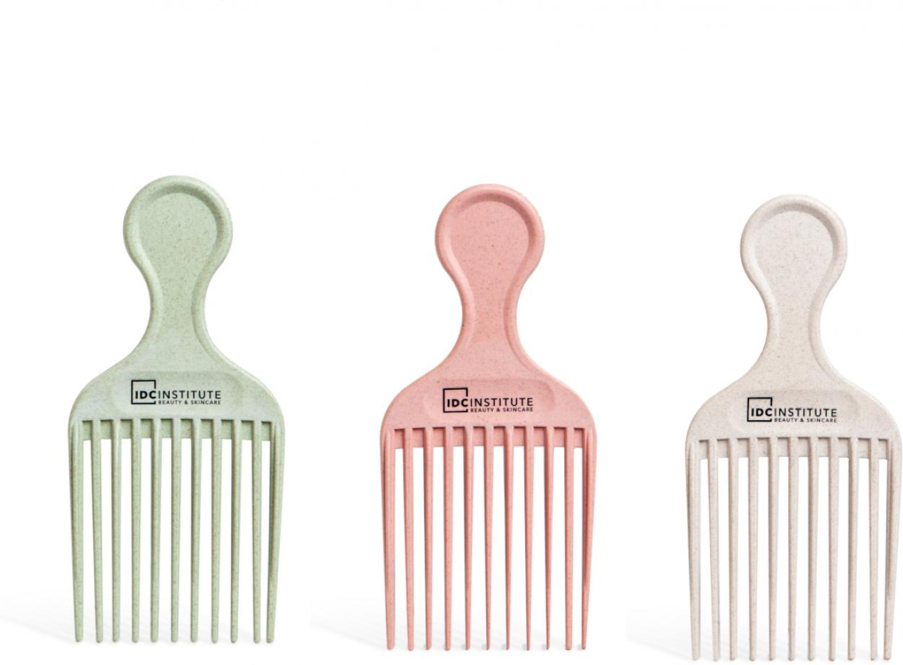 IDC INSTITUTE NATURAL FIBER AFRO COMB 20111 52555 (PETTINE AFRO IN FIBRA NATURALE) - Vista 2