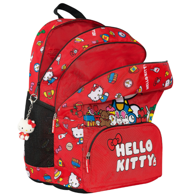ZAINO SCUOLA ORGANIZZATO HELLO KITTY 75556 41349 - Vista 3