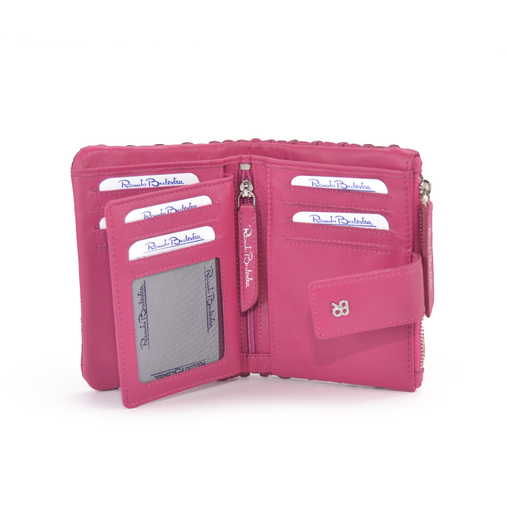2224/IBIS RS PORTAFOGLI UOMO PELLE ROSSO 13,5x10x3,5cm 41233 - Vista 3