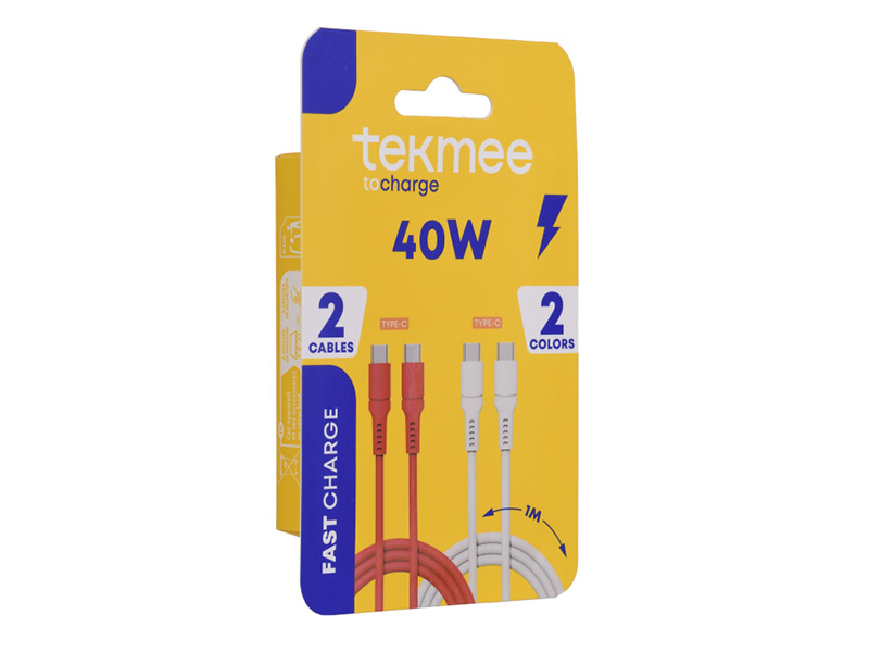 TEKMEE YOU&ME 2PCS 1M TYPE C 40430357 41187 - Vista 6
