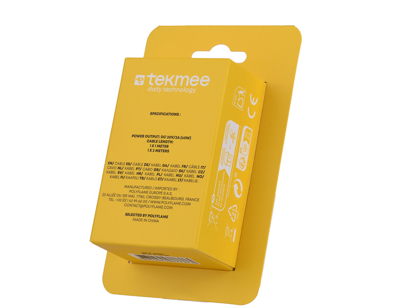 TEKMEE YOU&ME 2PCS 1M TYPE-C 40W 40430362 41187 - Vista 5