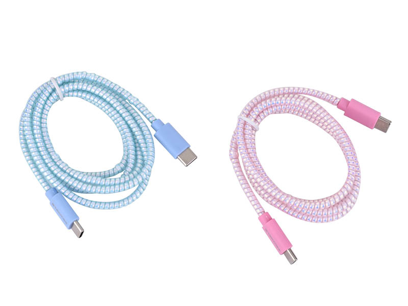 TEKMEE SET 2 PCS 40 W CABLES 1M + 2M 40W 1M TYPE C TYPE C L 41187 - Vista 4