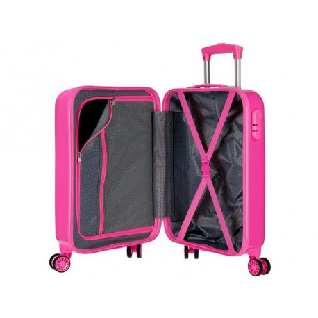 ABS VALIGIA 55cm 4R. MINNIE GOLDEN DAYS FUCSIA 2271722 41081 - Vista 2