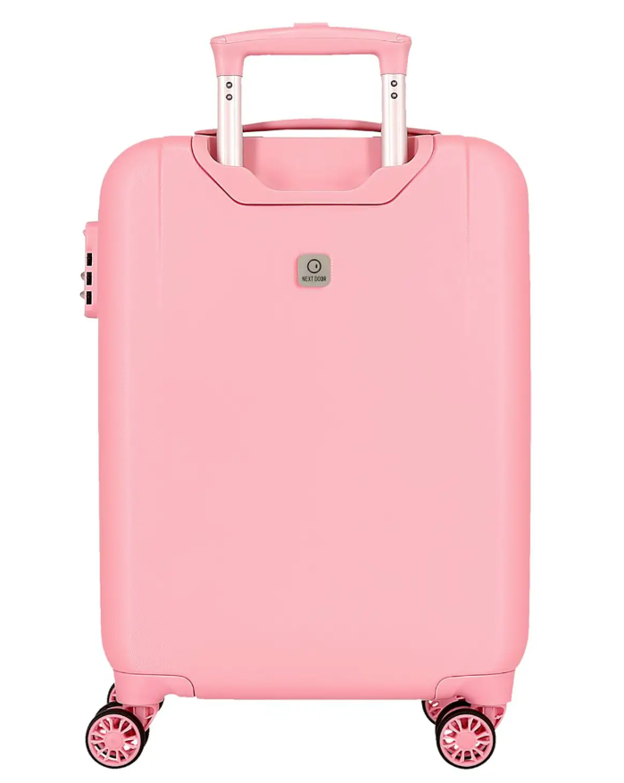 TROLLEY ABS 55cm 4R STITCH YOU&ME ROSA 4351111 41081 - Vista 4