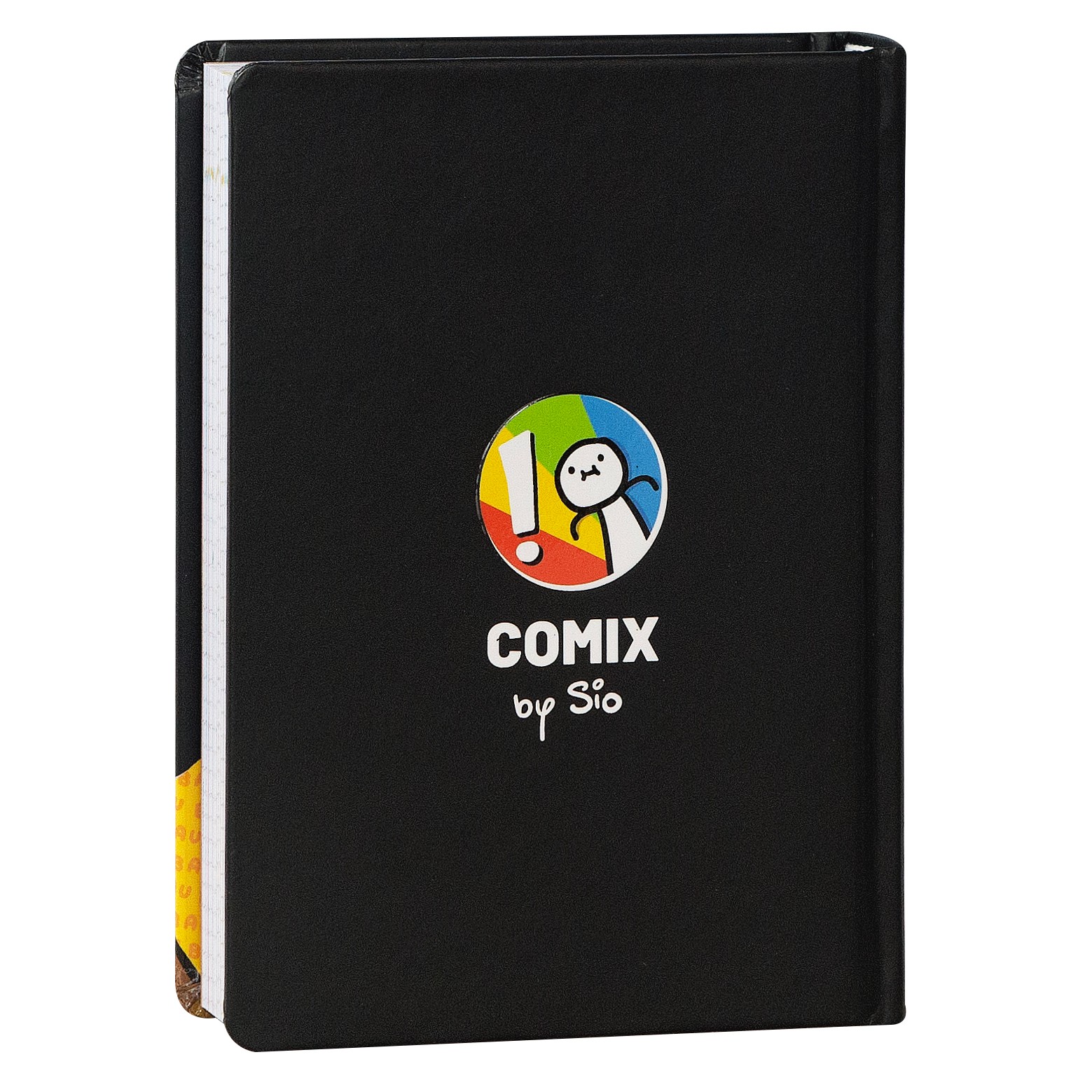 AGENDA 16M MEDIUM SCOMIX BLACK 75500BK 41349 - Vista 3