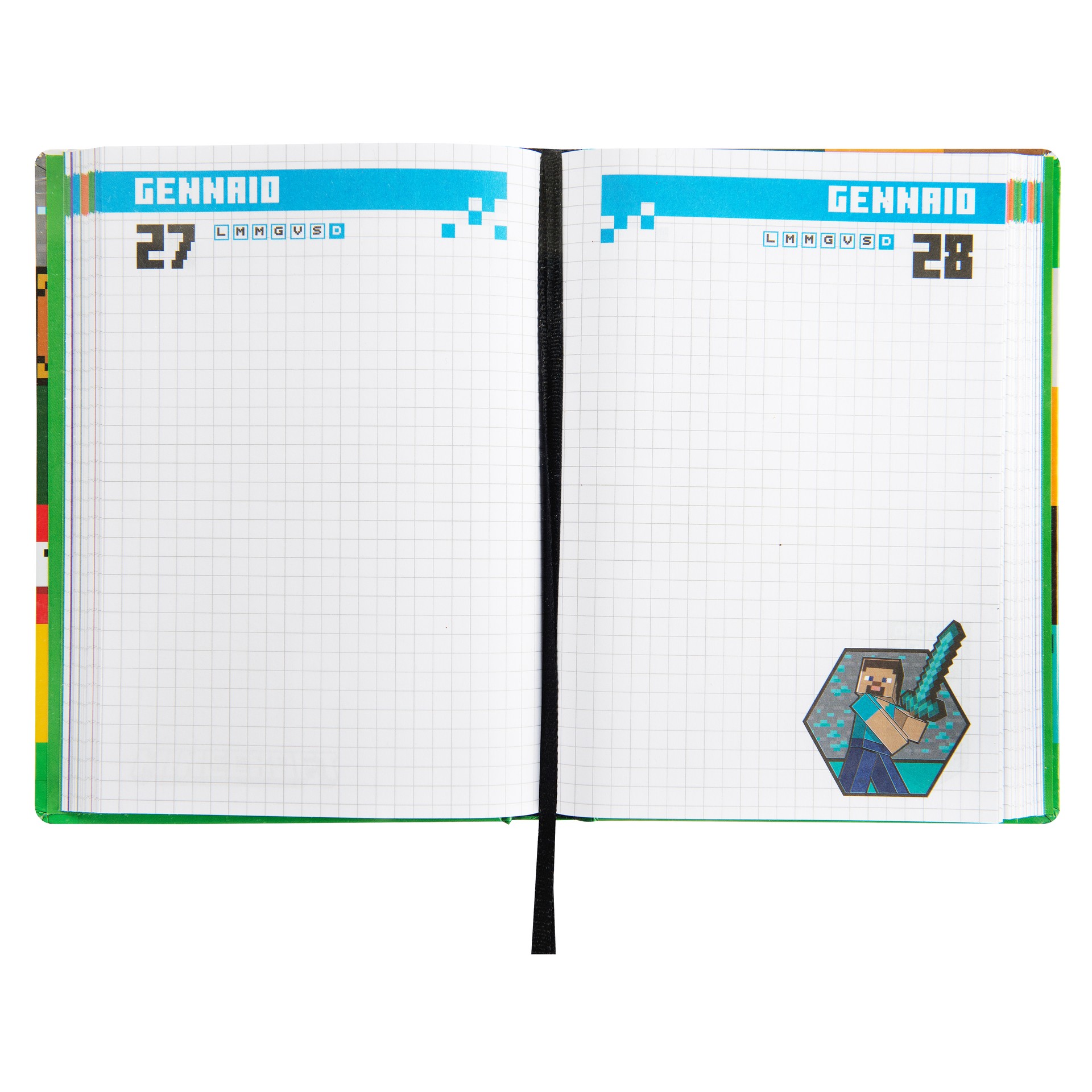 DIARIO 12MM STD PATTERN PIXEL MINECRAFT 75882PT 41349 - Vista 2