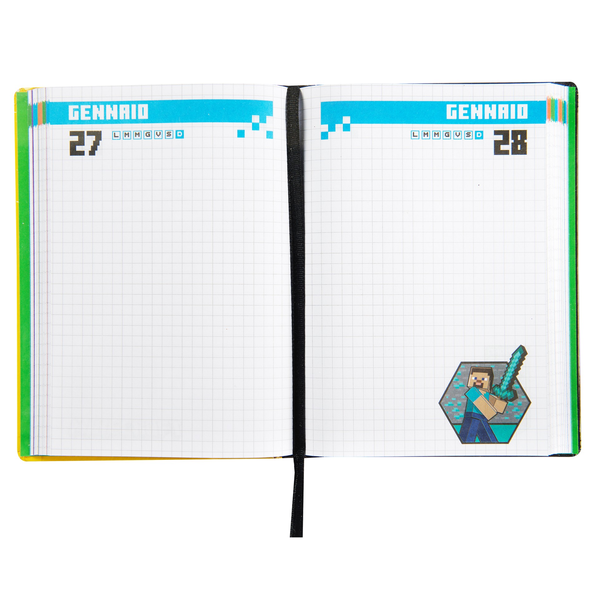 DIARIO 12MM STD DRAGON MASCOTS MINECRAFT 75916DR 41349 - Vista 2