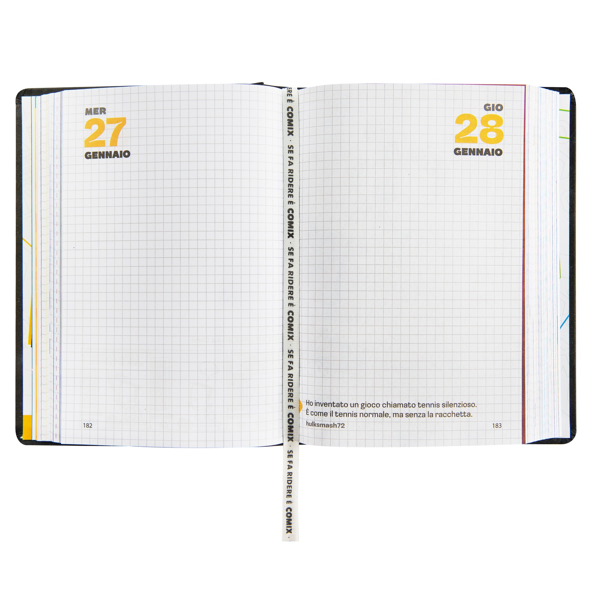 AGENDA COMIX 16M MIGNON PLUS BLACK&SILVER 14,5x10cm 76589BS 41349 - Vista 2