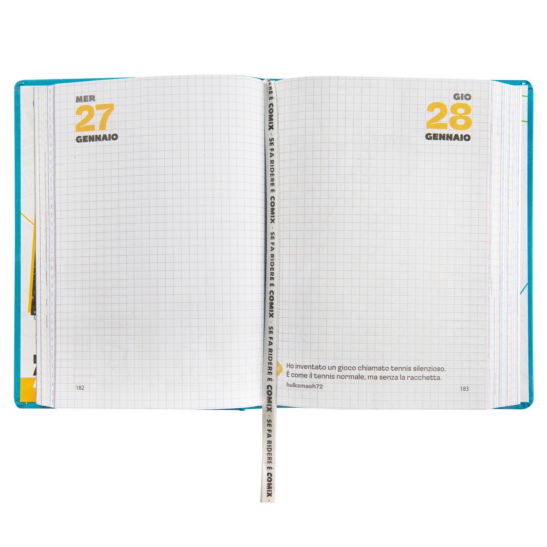AGENDA COMIX 16M MIGNON PLUS AZZURRO 14,5x10cm 76589AZ 41349 - Vista 2